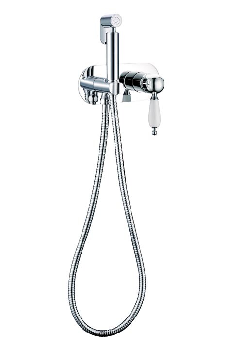 Гигиенический душ Boheme Brilante Хром / Белая 426