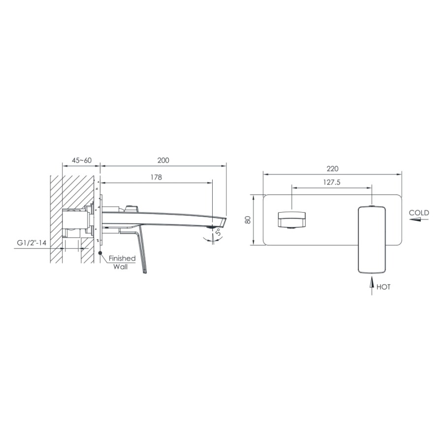 Imprese Grafiky ZMK061901030 смеситель для раковины скрытый монтаж