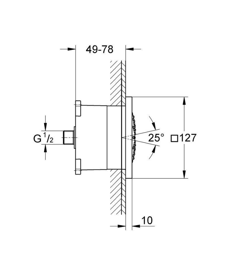 Grohe Rainshower F-series 27251000 боковой душ