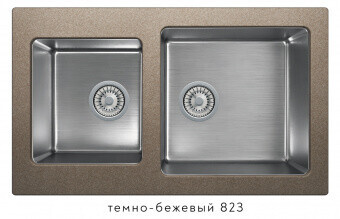 Tolero Twist TTS-840 84 50 см мойка для кухни темно-бежевый