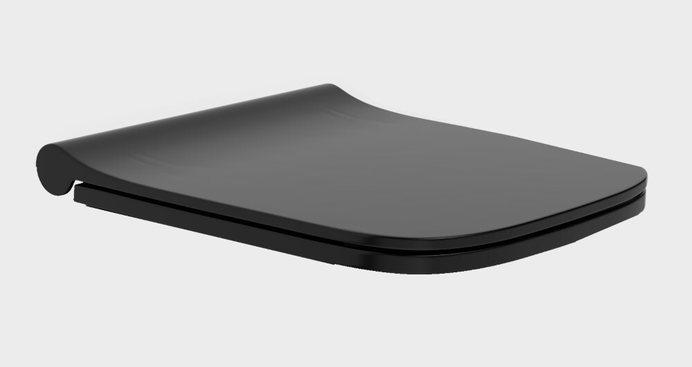 Крышка для унитаза Boheme Bello soft-close Черный матовый 975-B