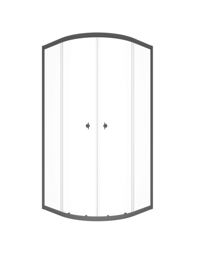 Triton Душевая Ширма Альфа-Графит 100х100 Щ0000079315