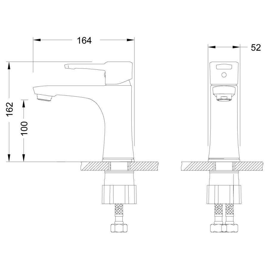 Lemark LM0506C Evitta смеситель для раковины хром