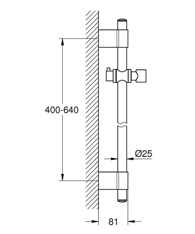 Grohe Rainshower 28797001 душевая штанга