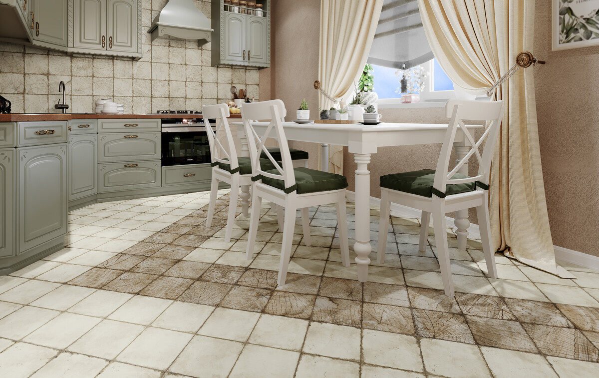 NewTrend Ringwood Crema керамогранит 410*410 GP6RIN01