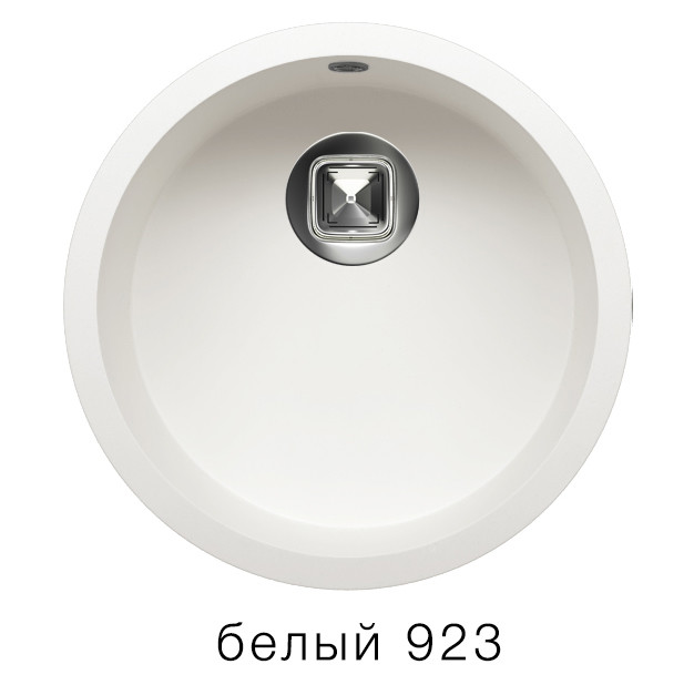 Tolero R-104 кухонная мойка белый 43.5 х 43.5 см