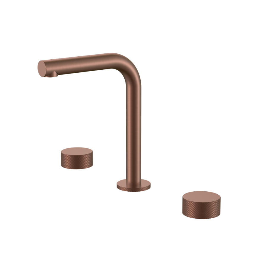 Смеситель для раковины Boheme Stick ручка Touch на 3 отв. Brushed Bronze 152-BRB.2