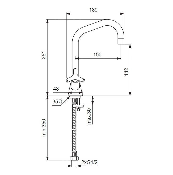 Vidima Trinity BA259AA смеситель для раковины