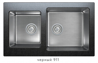 Tolero Twist TTS-840 84 50 см мойка для кухни черный