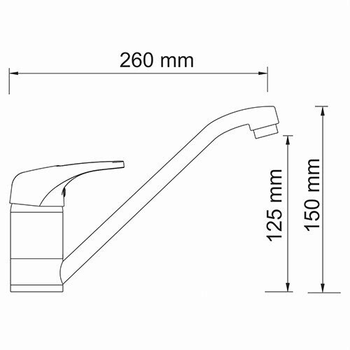 WasserKRAFT Oder 6307 смеситель для кухни хром