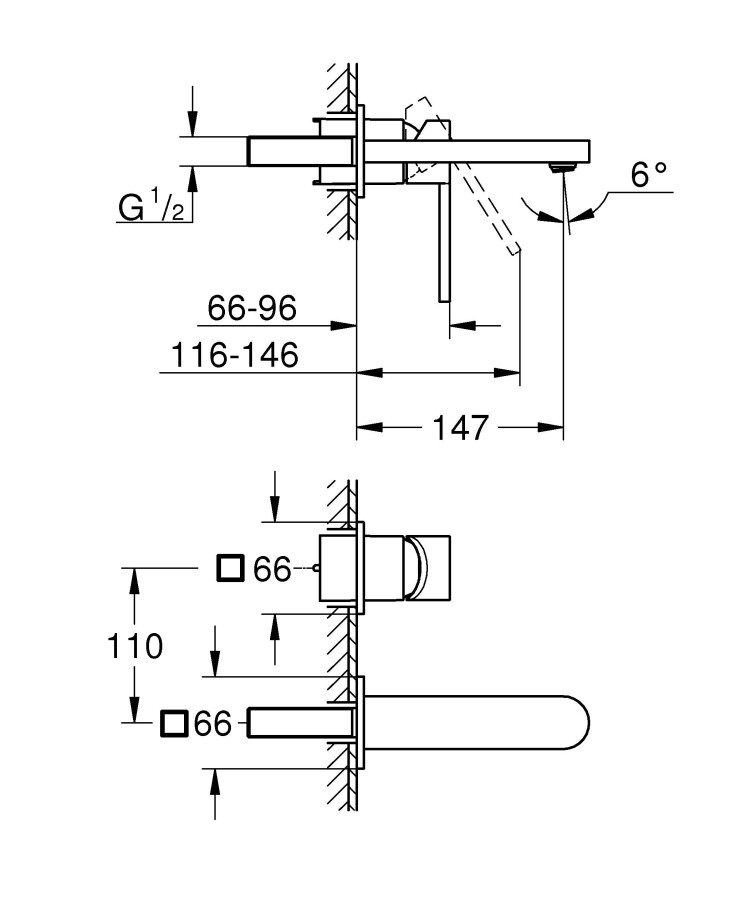 Grohe Plus 29303003 смеситель для раковины