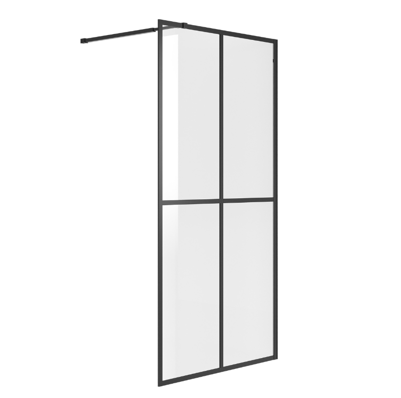 Душевая перегородка Niagara Nova NG-686-10BLACK (100х195)