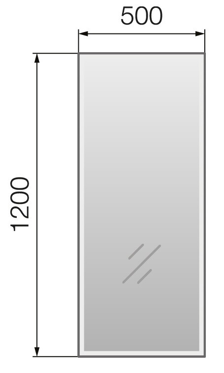 Зеркальное полотно 1 Marka Stella 50 У85579