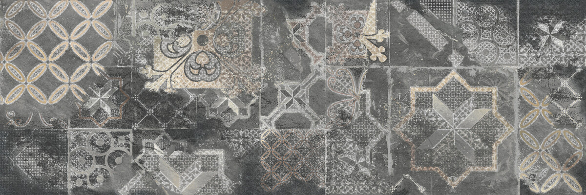 Delacora Kreo Dark Керамическая плитка настенная 246 x 740 x 9.5 WT15KRE07R