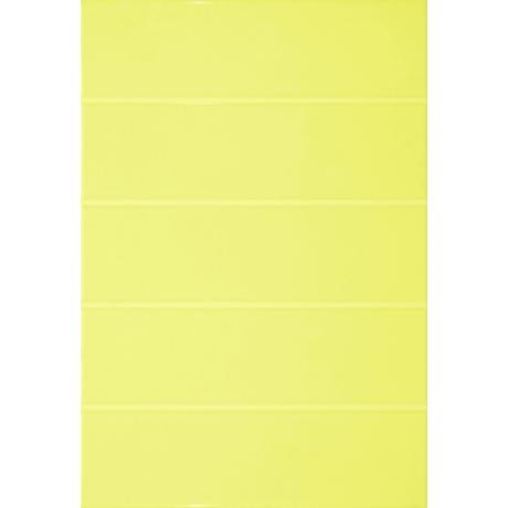 Уралкерамика Флер 25х36 см плитка настенная желтая