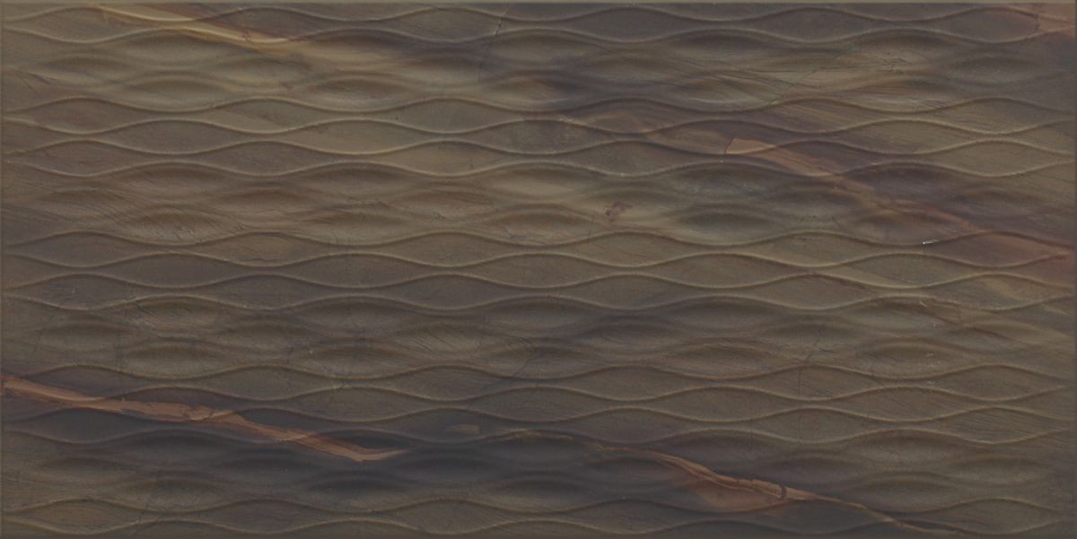 Плитка настенная Paradyz Busani Brown 30x60 см коричневая структурная