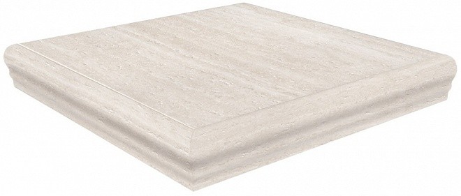 Kerama Marazzi Пантеон SG157100RGRANS беж светлый левая угловая ступень керамогранит 34x34 см