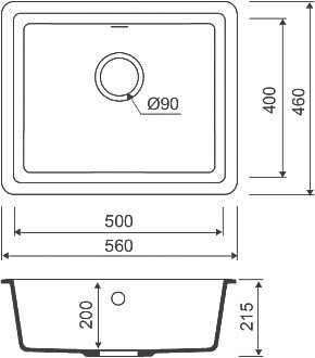 Iddis Tanto TU3P561i87 Мойка кухонная