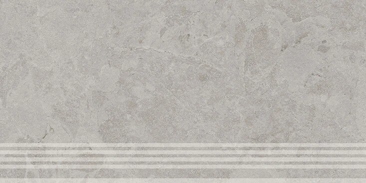 Керамический гранит Ступень Kerama Marazzi Прованс Сплит серый светлый матовый обрезной 30x60x0,8 KM6060G1231R8GRF