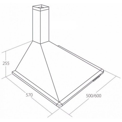 Akpo WK-5 Elegant turbo 50 см белый вытяжка