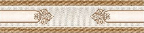 Плитка настенная 355 Eurotile Eclipse Beige Бордюр 7x30
