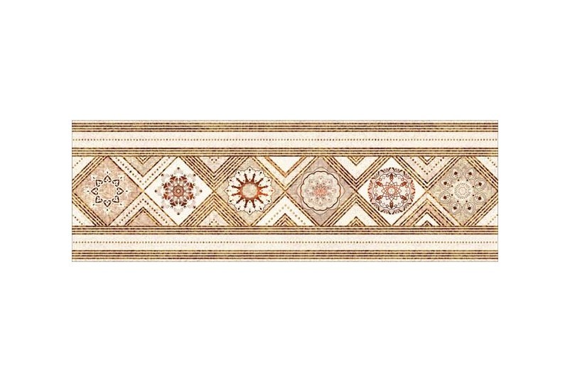 Уралкерамика Альба 20х60 см декор настенный орнамент 2
