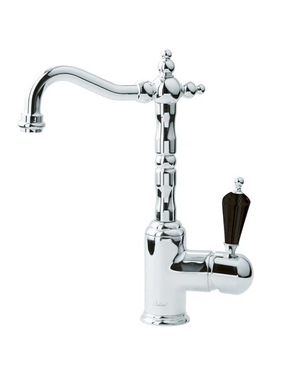 Смеситель для раковины высокий Boheme Tradizionale Nero Хром Черная керамика 242