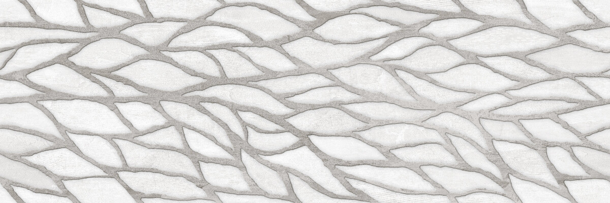 Керамическая плитка Cube Ceramica Craft Petals Gray 30*90 УТ000084529