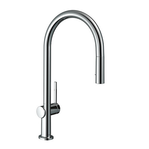 Hansgrohe Talis M54 Смеситель для кухни 210 с вытяжным изливом 1jet хром 72800000