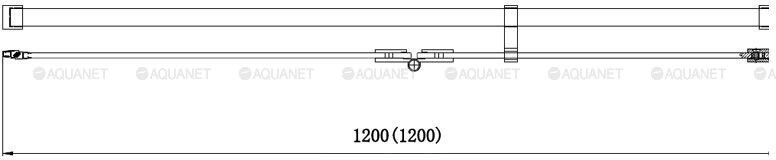 Aquanet Beta NWD6221 душевые двери 120*200 L