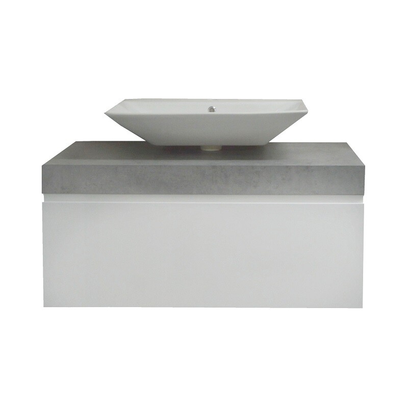 Azario Latina 100 тумба CS00060591 с раковиной Top Counter 65 подвесная