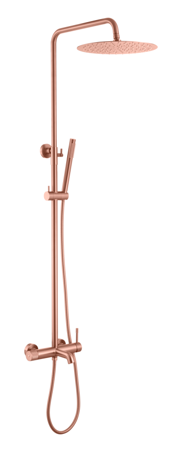 Душевая система Boheme Uno Copper Brushed с изливом 468-CB