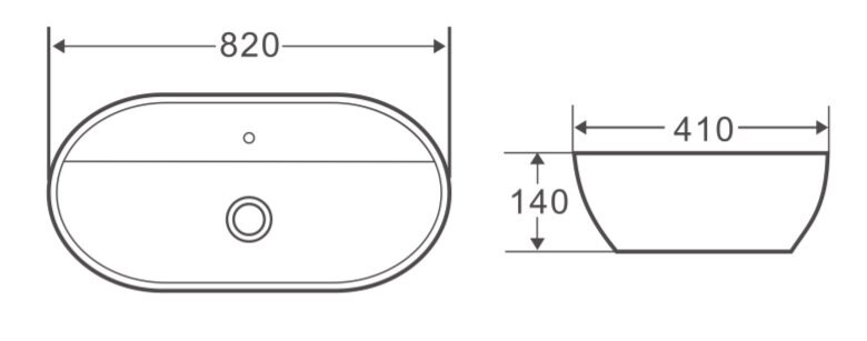 BelBagno BB1347 раковина накладная 82 см белая