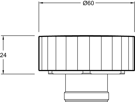 Jacob Delafon Grands Boulevards E25390-CP Комплект 2х ручек смесителя