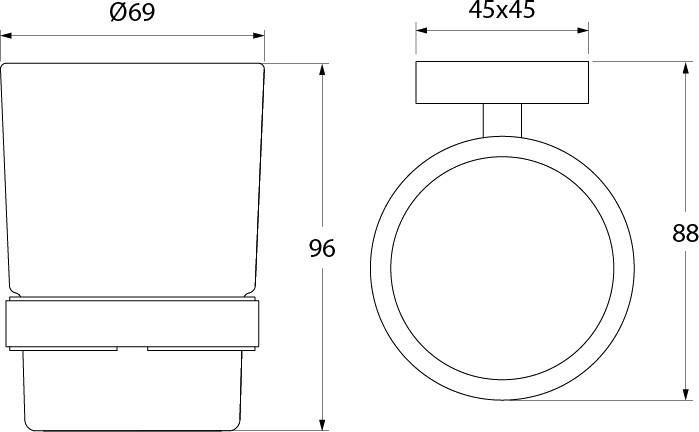 Iddis Edifice Стакан EDIMBG1i45