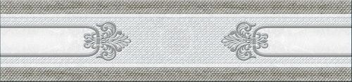 Плитка настенная 350 Eurotile Eclipse Grey Бордюр 7x30