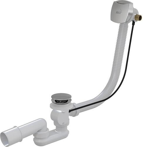 Сифон для ванны с напуском воды через перелив пластик Alca Plast A564CRM1-100