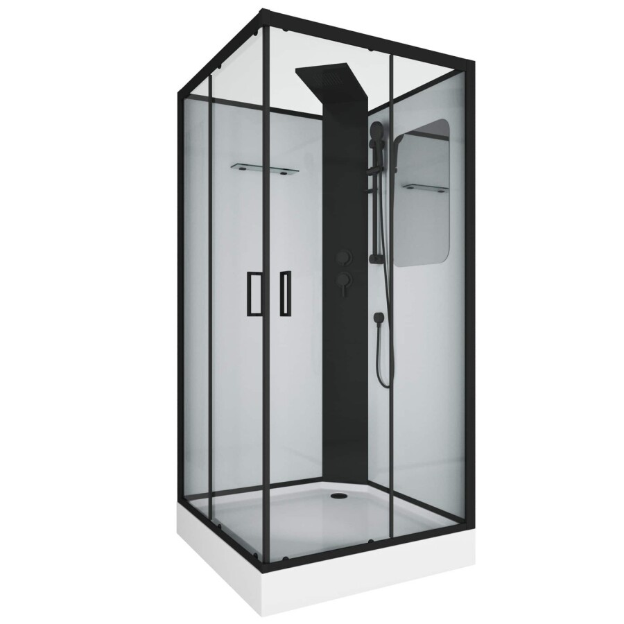 Душевая кабина Grossman Elegans GR251Q (90х90х217) дверь раздвижная,5 мест