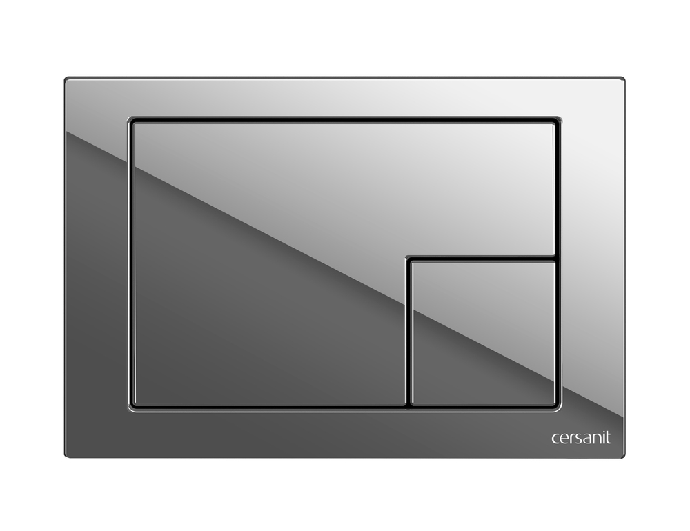 Cersanit кнопка Corner пластик хром глянцевый 64108