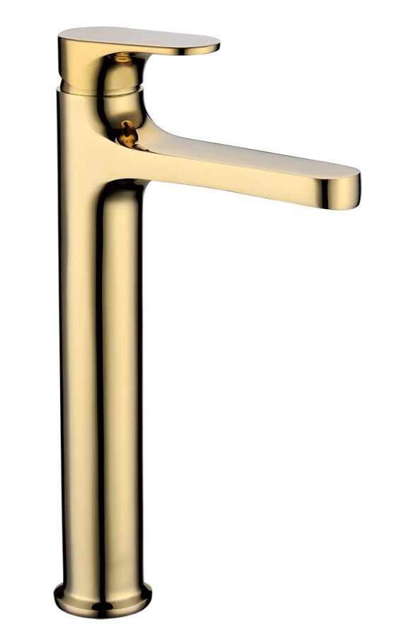 Смеситель для раковины высокий Boheme Spectre Gold 452-G