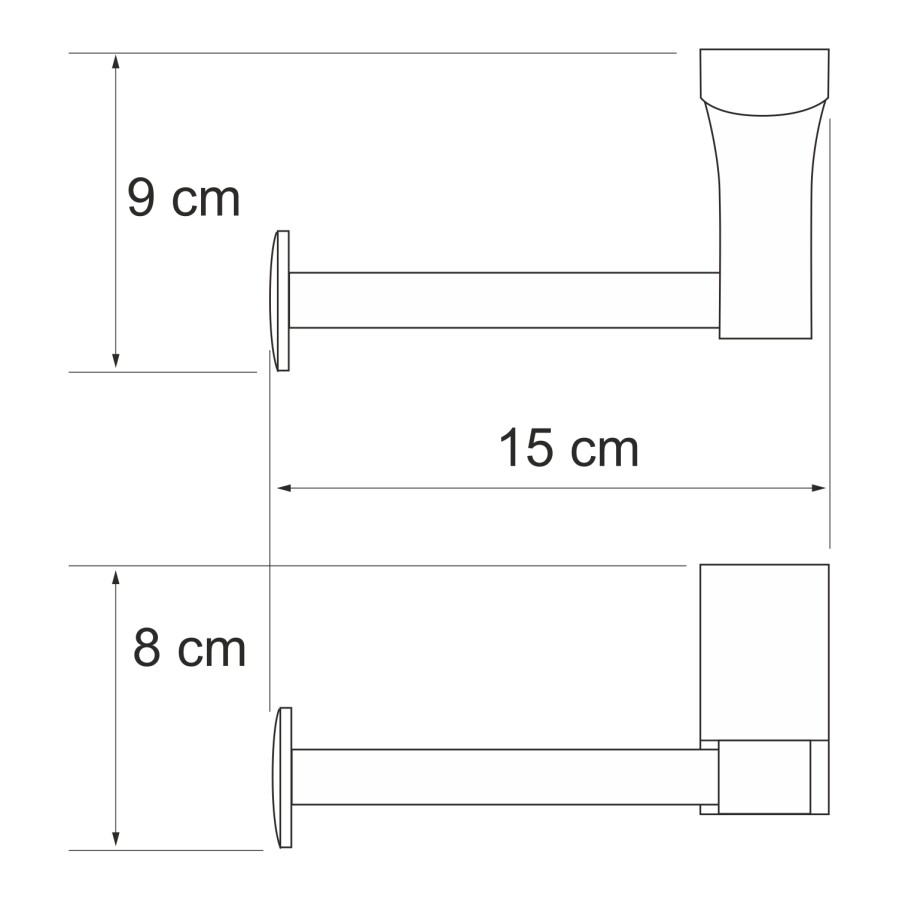 WasserKRAFT Leine K-5096WHITE держатель для туалетной бумаги хром/белый