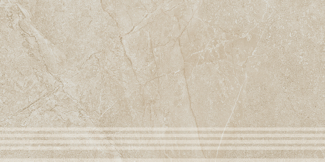 Керамический гранит Ступень Kerama Marazzi Прованс Эстерель бежевый светлый матовый обрезной 30x60x0,9 KM6060G0481RGRF