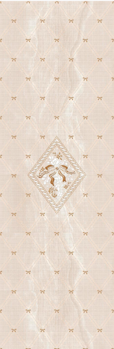 Плитка настенная 765 Декор бантик Eurotile Diana. 29,5х89,5