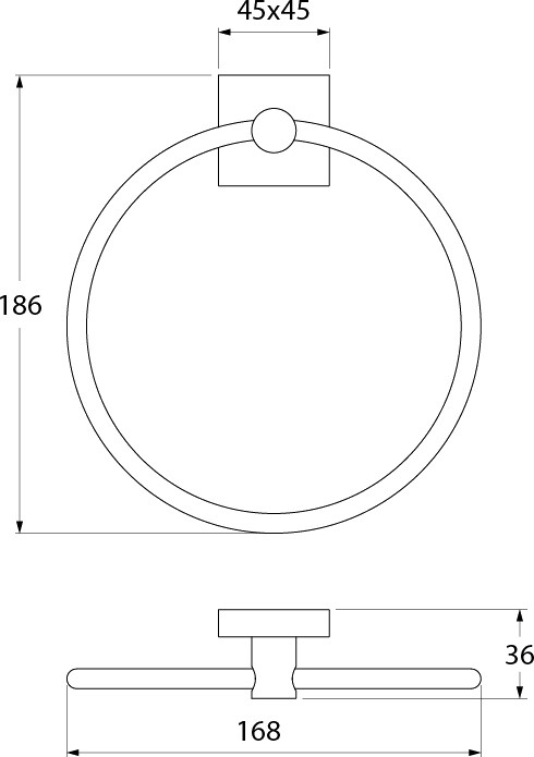 Iddis Edifice Полотенцедержатель кольцо EDISBO0i51