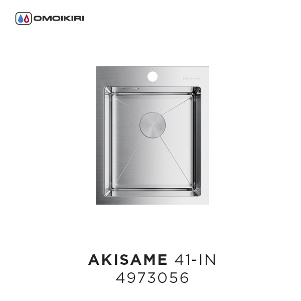 Omoikiri Akisame 41-IN 4973056 кухонная мойка нержавеющая сталь 41х51 см