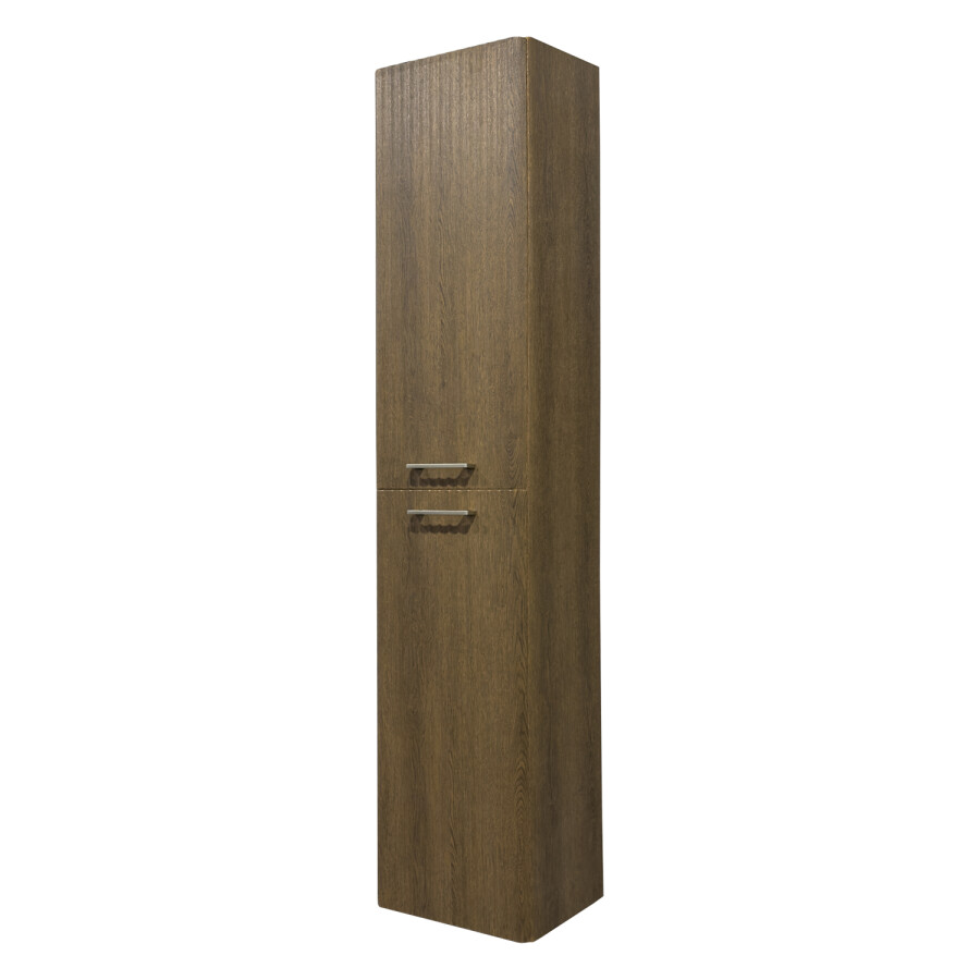 Шкаф-колонна для ванной комнаты Comforty Ангара-35 дуб темно-коричневый 00-00019358