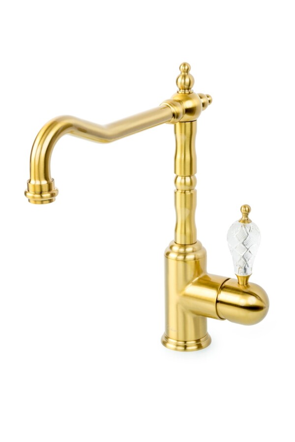 Смеситель для кухни Boheme Kitchen Medici Ripresa Crystal 101-CRST