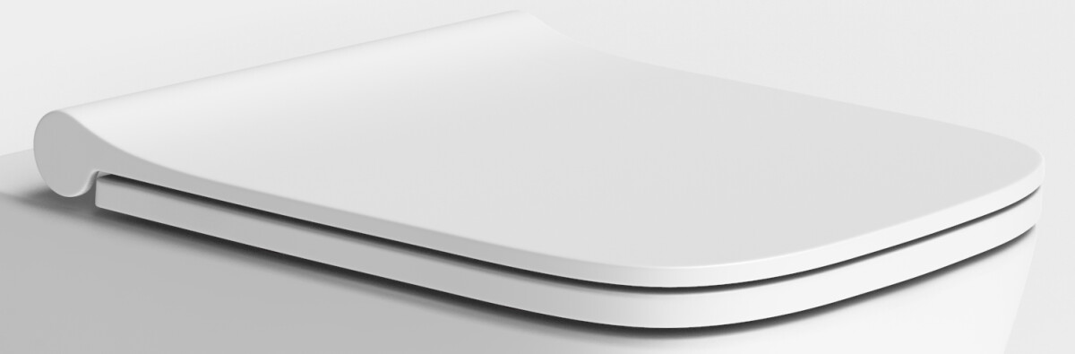 Крышка для унитаза Boheme Bello soft-close Белый матовый 975-MW