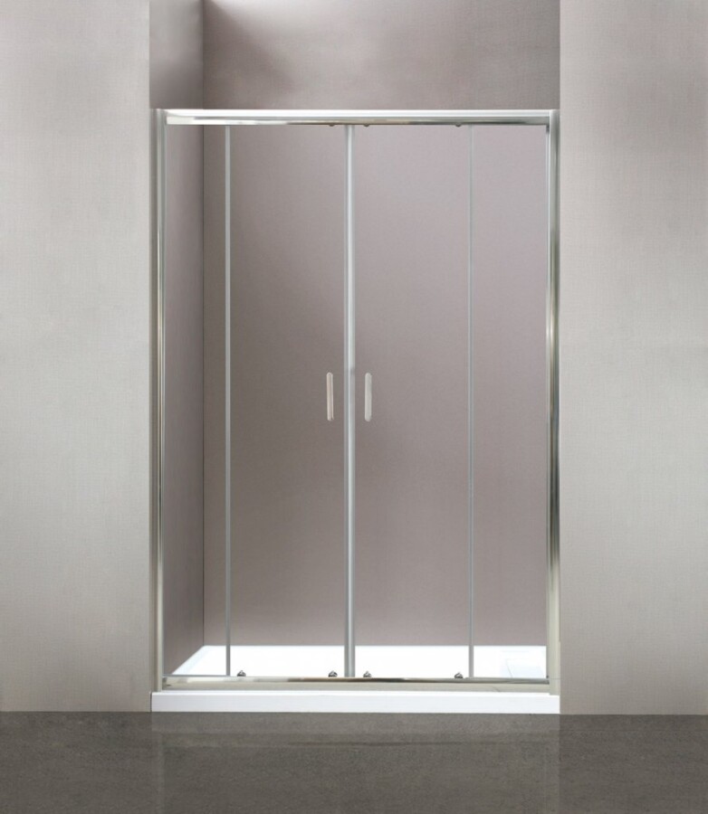 BelBagno Uno душевая дверь 180 см, рифленое стекло UNO-195-BF-2-180-P-Cr