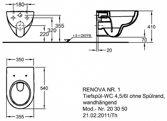 Geberit Duofix Renova 458.125.21.1/20305 унитаз подвесной + инсталляция